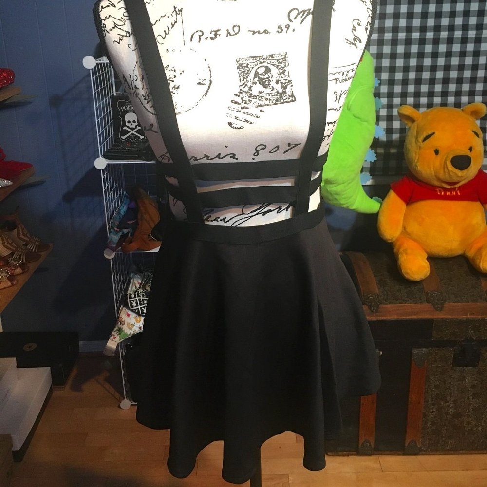 Caged Suspender Skirt